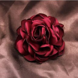 5Pcs 8CM Handmade DIY Large Satin Fabric Artificial Rose Flowers For Wedding Party Craft Home Decoration