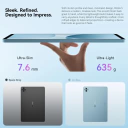 Blackview Mega 5 Tablet Pc, 24Gb(8+16) Ram 256Gb Rom, 12.2" 2.4K Ultra‑Clear Ips 120Hz, Tüv Süd Low Blue Light, Doke Os_P 5.0 Android 16, 10000Mah 55W, Wi‑Fi 6, Dual 2W Box Speakers, 1080P Widevine L1 for Netflix Disney+ Prime Video[No Eu Charger]