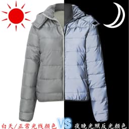 Drop Shipping Reflective Winter Jacket Men Women Warm Coat Casual Parka Detachable Hooded Jackets Night Road Safety Outerwear