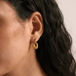 Uworld Classic Geometric Drop Earrings For Women Minimalist 18K Gold PVD Plated Stainless Steel Earrings Fashion Jewelry Gift