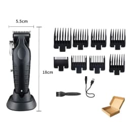 2500mah Lithium Battery Adjustable Trimmer Kemei Km-2296 Usb Rechargeable Cordless Electric Body Groin Hair Trimmer For Men