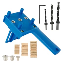 Tootise Woodworking Pocket Hole Jig Drill Guide Dowel Drilling Doweling Hole Saw Locator Drill for Carpenteror Wood 2023