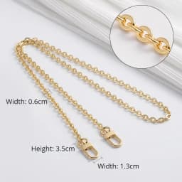HAVREDELUXE Bag Chain Three-in-one Transformation Metal Bag Messenger Copper Chain Bag Chain Accessories Single Purchase