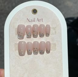 10Pcs French Handmade Press on Nails Candy Color Fake Nails Wearable Stick-on Nails False Nail Uñas Postizas Накладные Ногти 네일팁