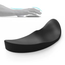 Left/Right Hand Ergonomic Mouse Pad Wrist Pad Silicon Gel Non-slip Streamline Wrist Rest Support Mat For Office Gaming PC