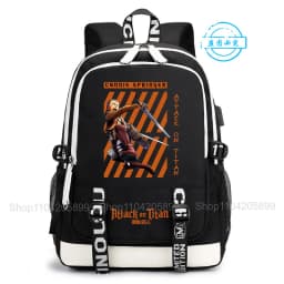Attack on Titan Backpack Anime Mochila Student School Bag Boys Girls Gift Casual Daily Travel Rucksack