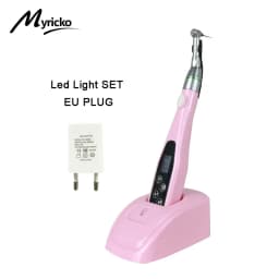 Dental Wireless Endo Motor with LED Lamp 16:1 Standard Contra Angle Handpiece Endodontic Instrument Dentist Teaching Model
