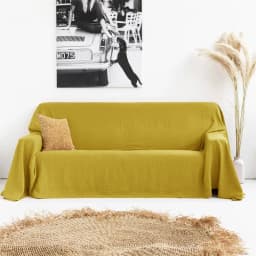 Premium Quality Sofa Slipcover, 100% Linen Sofa Cover ,Soft Couch Chair Cover for Living Room Bedroom LOVESEAT Home Textile