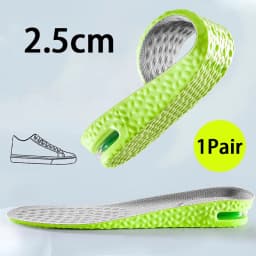 1Pair/2Pair Height Increase Sports Insole Air-Cushioned Shock-Absorbing Insoles Men Women Breathable Comfort Insoles