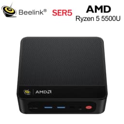 Beelink SER5 Max DDR5 Ryzen7 AMD 6800U/7735HS R3 3200U R5 5500U DDR4 Mini PC 16G 500G NVME Win 11 Triple Screen Desktop Computer