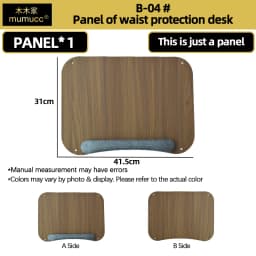 Mumucc's Laptop Desk With Lumbar Support & Accessories, Including A Detachable Tabletop, A Cushion Filled With Foam Particles