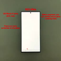 100% Testing for Samsung Galaxy S23 Ultra LCD S918E S918B/DS Display Touch Screen Digitizer Replacement with Defective Screen