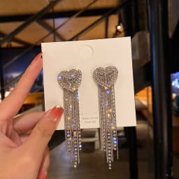 2023 New Fashion Trend Unique Design Elegant Exquisite Light Luxury Love Earrings For Women Jewelry Wedding Party Premium Gift