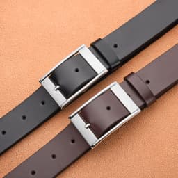 Retro Men's Pin Buckle PU Belt Trendy Versatile Business Belt Fashion Men's Unique Design Belt