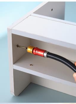 Flexible Drill Bit Extension Screwdriver Bit Holders, Bendable Elastic Drill Bit Extension Shaft Bit Magnetic Hex Soft Shaft Bar