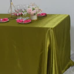 Reusable Satin Tablecloth Wedding Mariage Party Decoration Polyester Picnic Countryard Birthday Christmas Table Cloth White/Blue