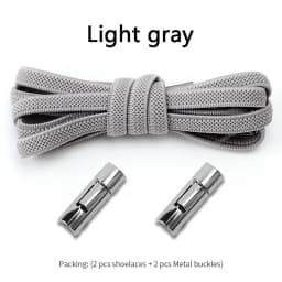New Elastic Laces Sneakers Round Press Lock Shoelaces Without ties Kids Adult No Tie Shoelace Rubber Bands Shoes Accessories