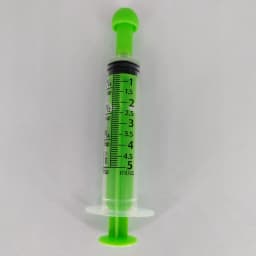 Color straight mouth syringe 5ml 10ml with plastic cap