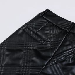 ZUZK Black PU Leather Thick Bermuda Shorts For Women Winter Warm Long Shorts Motorcycle Punk High Waist Bermuda Femme