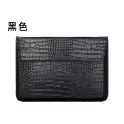Engrave Name Crocodile Pattern Laptop Sleeve Bag Leather Luxury Waterproof Laptop Bag Fashion Notebook Computer Storage Bags