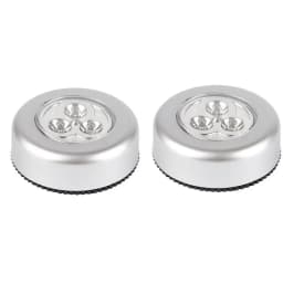 LED Wireless Night Light Battery Powered Hand Pressing Emergency Lighting Round Bedside Lamp Reading Small Night Light