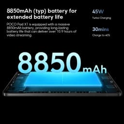 POCO Pad X1 Global Version 11.2" 3.2K 144Hz Display, Snapdragon 7+ Gen 3, 8850mAh Battery, 13MP Camera, Octa-core CPU Tablet,