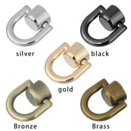 1Pcs Metal Bag Rivet Nail Buckle Studs Button Handbag Belt Hanger Leather Craft Luggage Bag Buckle Tong Snap Hardware Accessorie