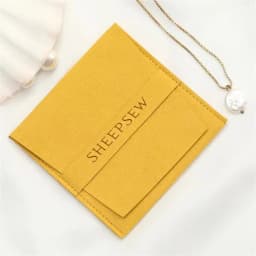 50pcs Personalized Custom Logo Jewelry Packaging Bags, Soft Microfiber Pouches for Bracelet Necklace Ring Wholesale