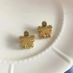 Metal Flower Mini Claw Clips for Women - Summer Bow Bangs Clips, Makeup Flyaway Fixing Tools, Shark Clips Hair Accessories