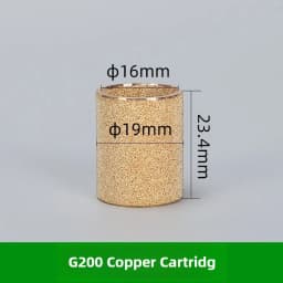 HEBAI AFR BF BFR GFR AW AF 2000 3000 4000 5000 Pneumatic Air Filter Element Copper Cartridge Fiber Filter Element Air Treatment