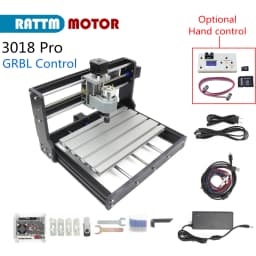 DE Stock 3018 PRO CNC Laser Engraver Wood CNC Router Machine GRBL ER11 Hobby DIY Engraving Machine for Wood PCB PVC Mini CNC