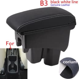 For Honda City Armrest Box for Honda New City Car Armrest Heighten Double Layer Storage Box Retrofit Car Accessories with USB