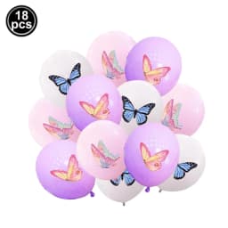 1set Pink Butterfly Balloons 32inch Number Balloon Set Happy Birthday Butterfly Foil Balloon Baby Shower Birthday Party Decors