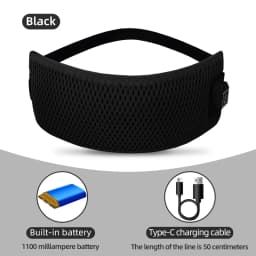 Heated Eye Mask Eye Mask for Dry Eyes with 3 Heat Levels Hot Compress Warm Compress Heating Pad for Sleep Dark Circles