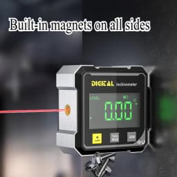 Digital Electronic Level Digital 360° Angle Fnder 4-sided Magnetic Inclinometer Protractor Precision Level Box Woodworking Tools