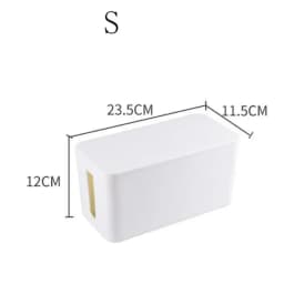 Cable Storage Box Desktop Power Strip Storage Box Dustproof Socket Storage Box Home Wire Case Wire Management Cable Organizer