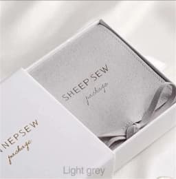 SheepSew Elegant Personalized Jewelry Packaging Set Custom Deboss Embossed Logo Drawer Box With Soft Suede Pouch For Wedding Bir