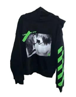 Men Black Pullover Hoodie Rock Inspired Street Trend Design Youth Clothing Loose Fit Comfy Urban Wear with Stylish Attitude
