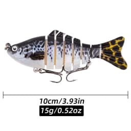 1 PCS Wobblers Fishing Lures Artificial Multi Jointed Sections Artificial Hard Bait Trolling Pike Carp Fishing Tools