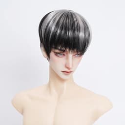 New 1/6 1/4 1/3 Doll's Wig for 30/45/60cm Bjd Doll Soft Silk Short Hair Girl Toys Dress Up Play House Doll Accessories, No Doll