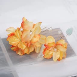 New Artificial Flower Floral Hairpin Forks U-shaped Tassel Hair Clip Fork Vinatge Chinese Style Tassel Headwear Hanfu