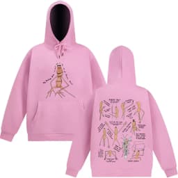 Marcus The Worm  Funny Meme Graphic Hoodie Men Women Harajuku Pullover Long-sleeved Loose Oversized Sportswear Autumn and Winter