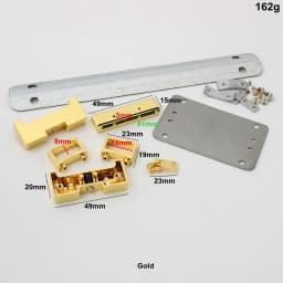 1-10Sets Gold,Chrome H Square Locks For Leather Shoulder Bags Metal Buckles With Zipper Head Decorative Hardware DIY Accessories