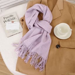 70Color Solid Winter Women Scarf Warm Thicken Cashmere Shawl Outdoor Tassels Pashmina Lady Wrap Windproof Scarves Fashion Luxury