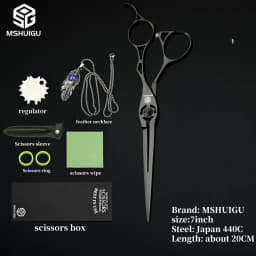 Professional Barber Scissors VG10 Steel 6.2 Inch 3D Carved Handle High-End Salon Hairdressing Sharp And Durable Cutting Tools