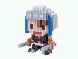 6cm high particle building blocks assembly toys mini desktop ornaments room decoration Halloween Christmas anime cartoon kawaii