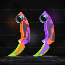 Claw Knife Toy 3D Printed Gravity Radish Claw Knife Retractable Toy Funny Stress Relief Decompression Toys Gift for Teens
