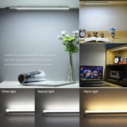 USB LED Night Light Bar 5V LED Strip for the Kitchen Aluminum Lamp Bar for Under Cabinet Indoor Lighting Push Switch