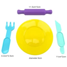 Plasticine Model Playdough Tools Set for Kids 3D Syringe Roller Impression Moulds Play Dough Tools Kit Clay Craft Toys Gift