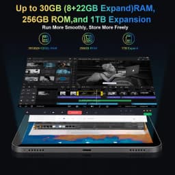 KOOMDIGI T60 PRO Android 14 Tablet 10.1 Inch MTK6769 Octa Core 30GB RAM (8GB+22GB) 256GB ROM 4G LTE 800×1280 Incell Display 5000mAh Tablet PC